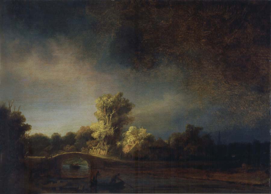 Landscape with a Stone Bridge